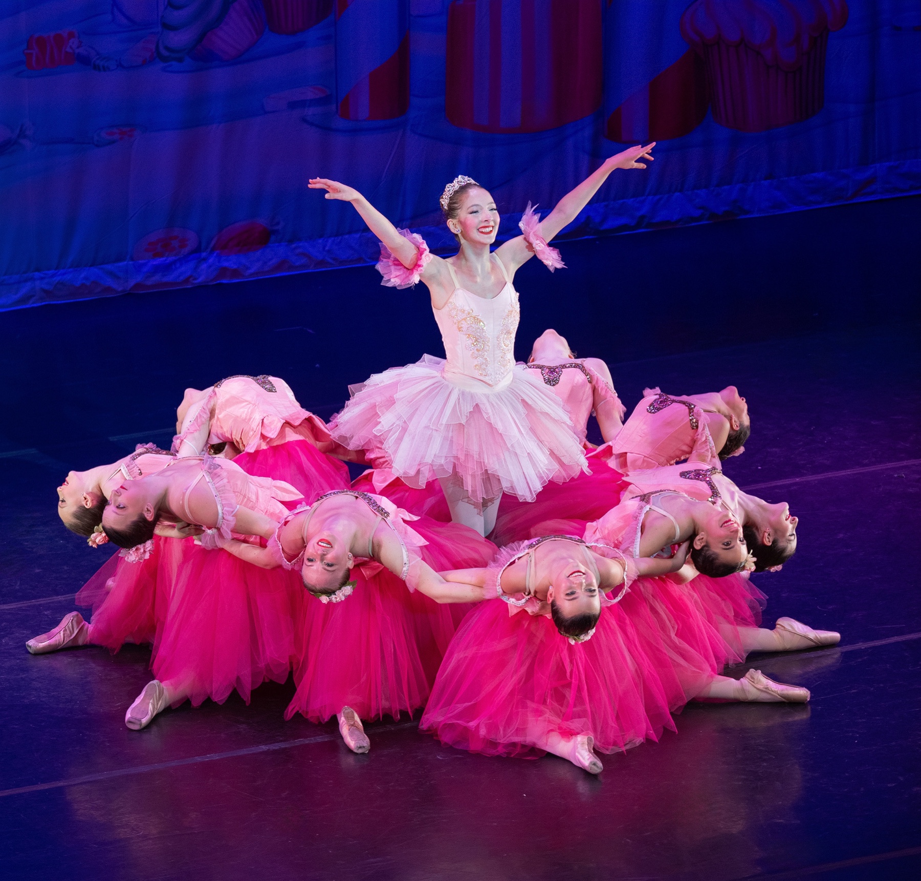 CRYB dancers performing together in the 2024 Nutcracker